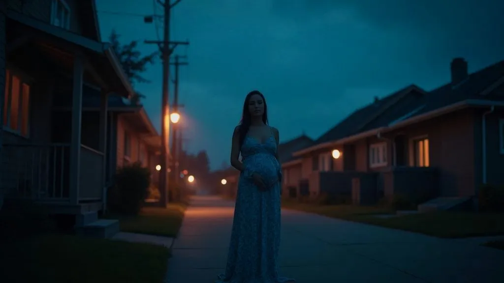 Pregnant woman enjoying a healthy lifestyle outdoors